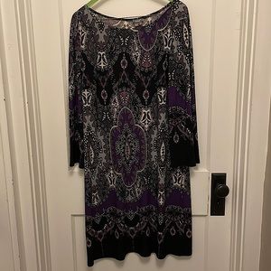 Long Bell Sleeve MIDI Dress. Stretchy, comfortable and flattering.